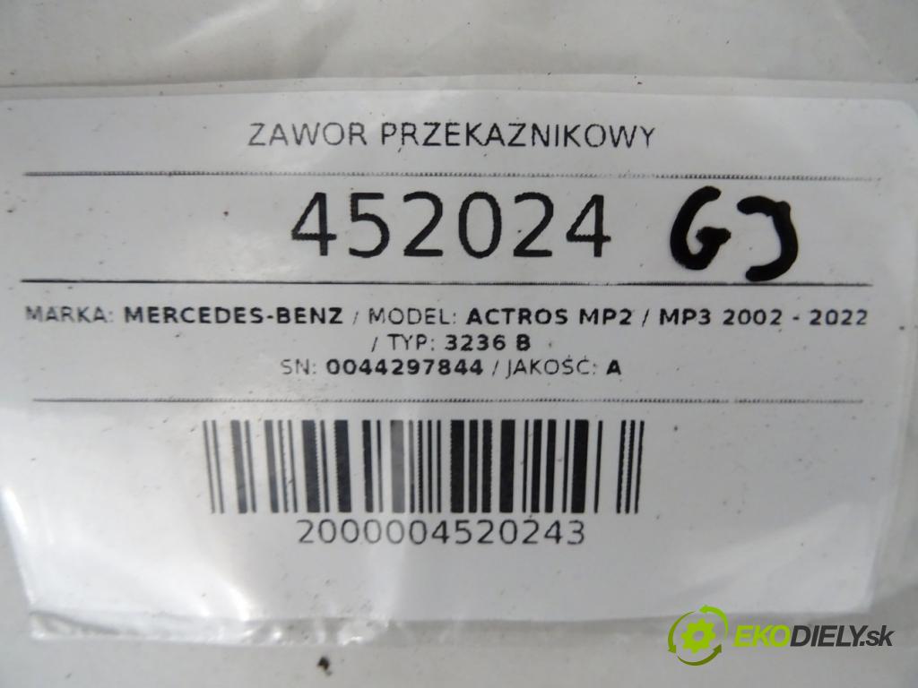 MERCEDES-BENZ ACTROS MP2 / MP3 2002 - 2022 kvalita A
motor POJ, Motor 11946cm: (265KW: 360KM) : VIN: WDB9333041L261715
farba biely rok rok vyr. 2007
Prevodovka automatická