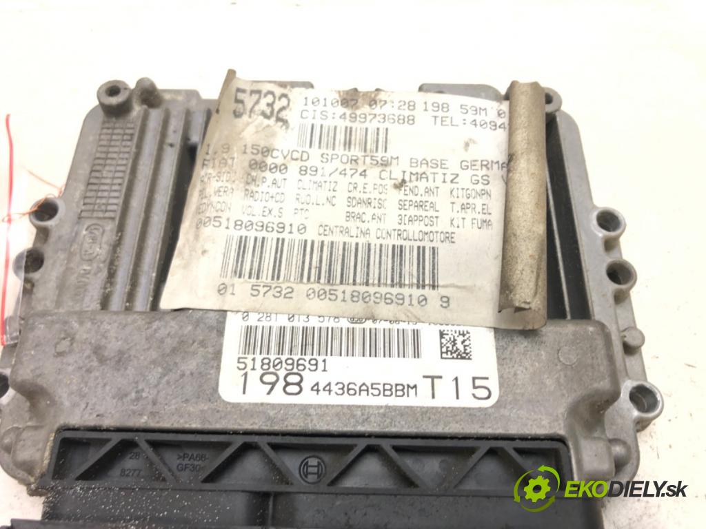 FIAT BRAVO II (198_) 2006 - 2022    1.9 D Multijet (198AXC1B) 110 kW [150 KM] olej nap  riadiaca jednotka Motor 51809691 (Riadiace jednotky)