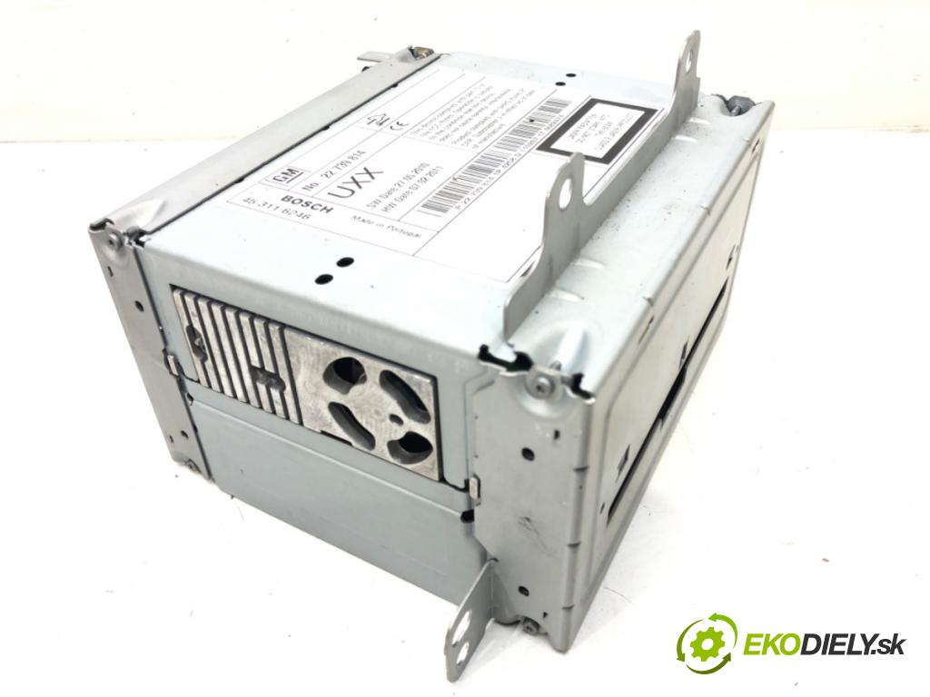 OPEL INSIGNIA A Country Tourer (G09) 2008 - 2017    2.0 CDTi (47) 96 kW [131 KM] olej napędowy 2008 -   RADIO 22739814 (Audio zariadenia)