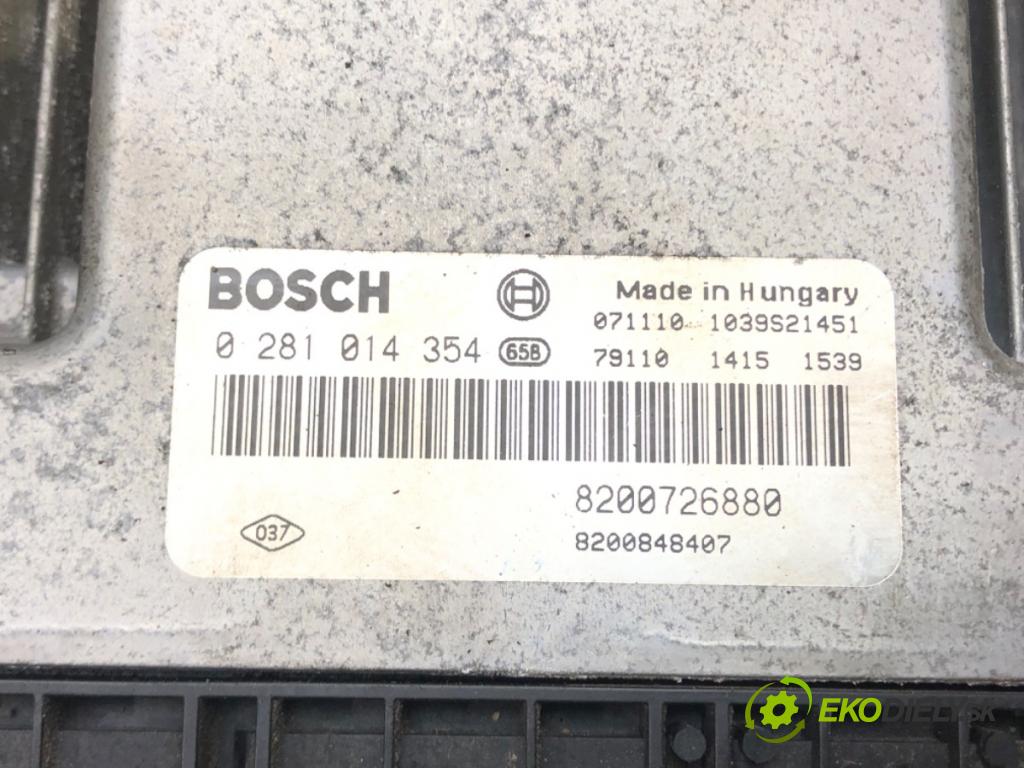 RENAULT LAGUNA III (BT0/1) 2007 - 2015 2.0 dCi (BT01, BT08, BT09, BT0E, BT0K, BT12, BT1C, riadiaca jednotka Motor 0281014354 (Riadiace jednotky)