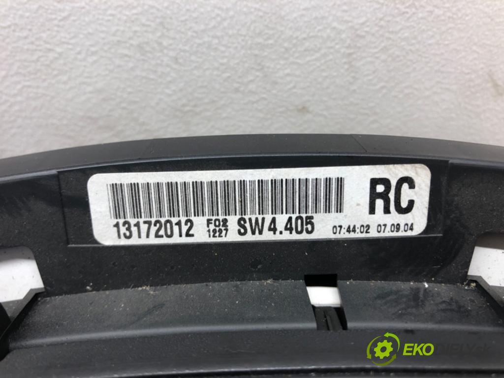 OPEL ASTRA H (A04) 2004 - 2014    1.7 CDTI (L48) 74 kW [100 KM] olej napędowy 2004 -  Prístrojovka 13172012 (Prístrojové dosky, displeje)
