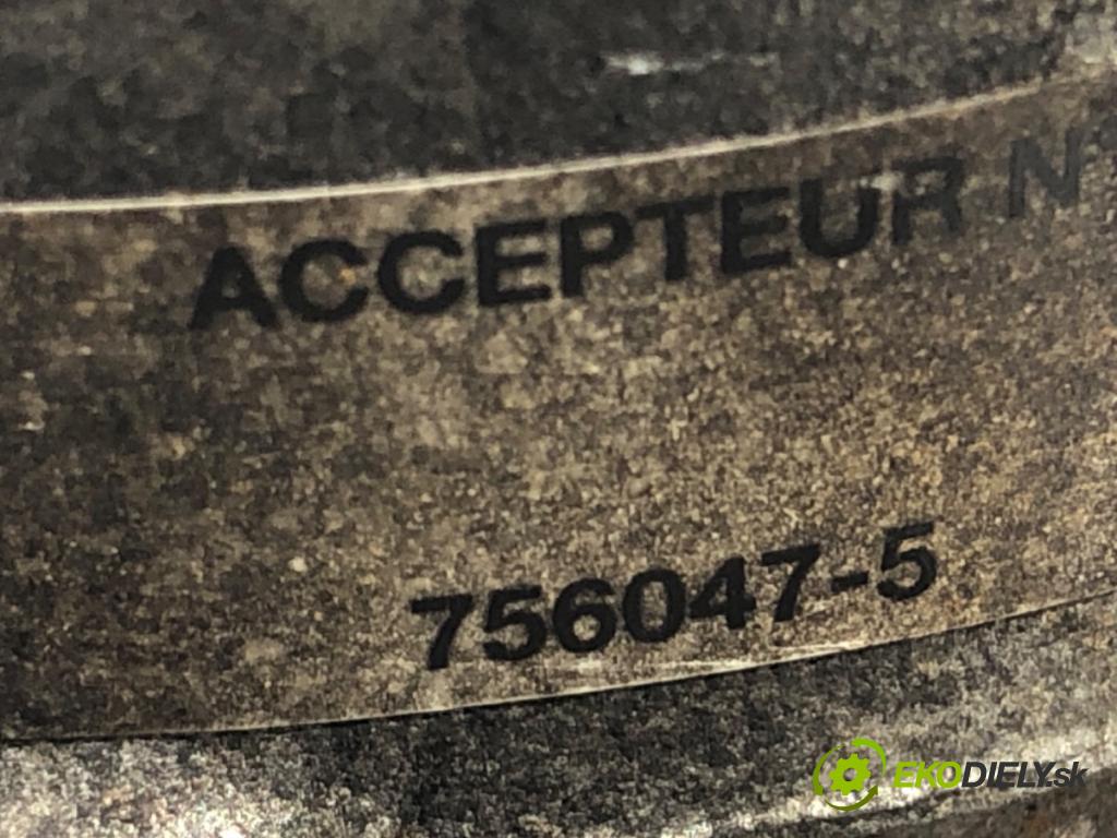 PEUGEOT 407 SW (6E_) 2004 - 2011    2.0 HDi 135 100 kW [136 KM] olej napędowy 2004 - 2  Turbodúchadlo,turbo 756047-5005S (Turbodúchadlá (kompletné))