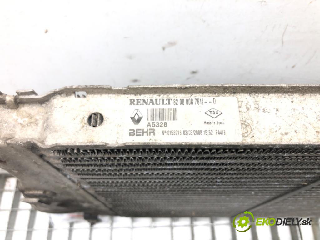 RENAULT LAGUNA II (BG0/1_) 2001 - 2007    1.9 dCi (BG08, BG0G) 88 kW [120 KM] olej napędowy   intercooler 8200008761 (Intercoolery (chladiče nasávaného vzduchu))