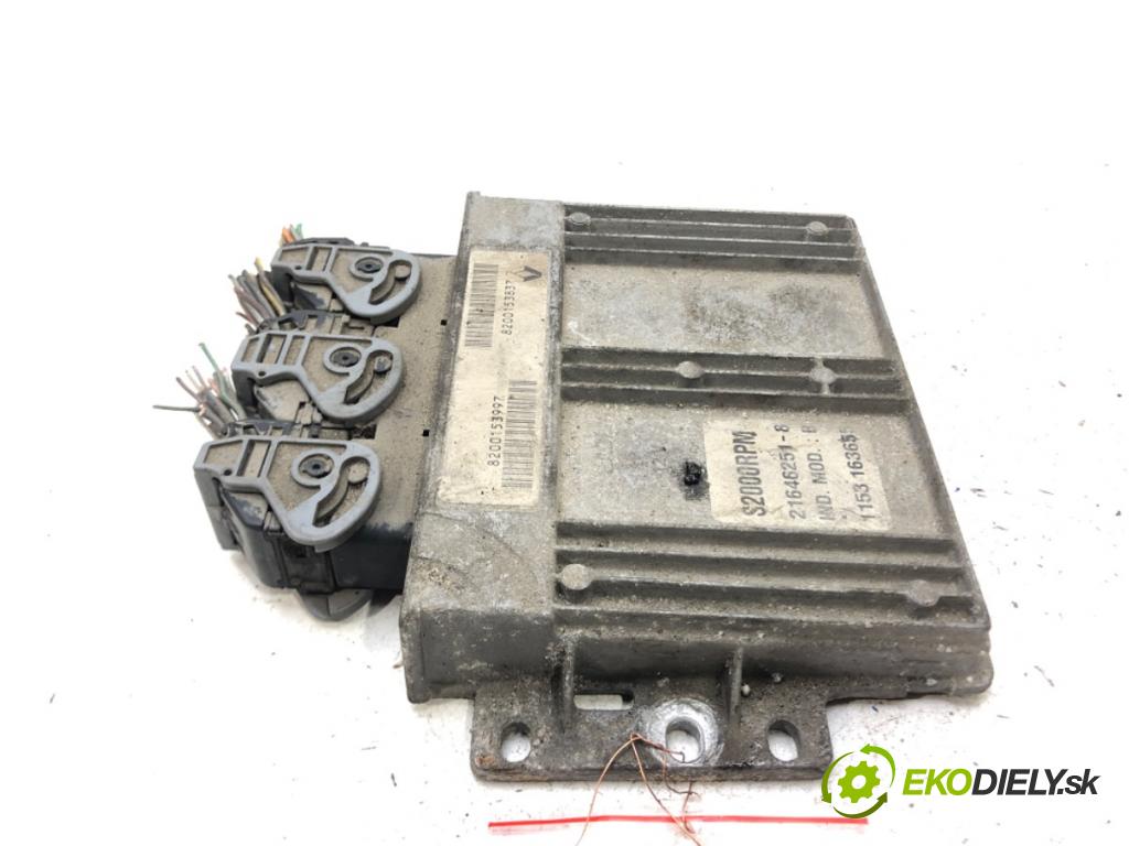RENAULT LAGUNA II (BG0/1_) 2001 - 2007    1.8 16V (BG0B, BG0C, BG0J, BG0M, BG0V) 89 kW [121   riadiaca jednotka Motor 8200153997 (Riadiace jednotky)