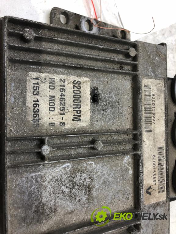 RENAULT LAGUNA II (BG0/1_) 2001 - 2007 1.8 16V (BG0B, BG0C, BG0J, BG0M, BG0V) 89 kW [121 riadiaca jednotka Motor 8200153997 (Riadiace jednotky)