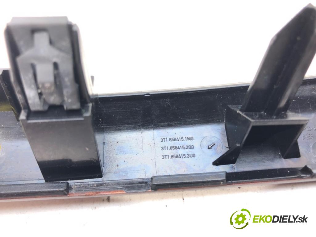 SKODA SUPERB II (3T4) 2008 - 2015    1.8 TSI 118 kW [160 KM] benzyna 2008 - 2015  lišty kryt 3T1858415 3T1858418 (Lišty)