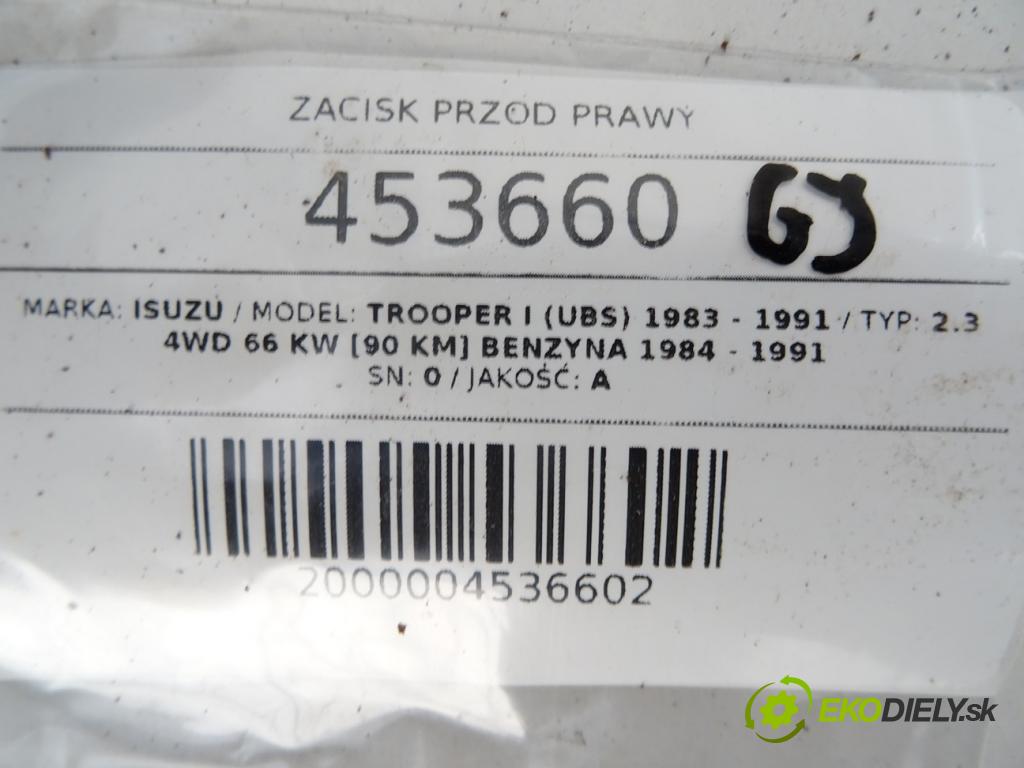 ISUZU TROOPER I (UBS) 1983 - 1991    2.3 4WD 66 kW [90 KM] benzyna 1984 - 1991  Brzdič strmeň predný pravy  (Ostatné)