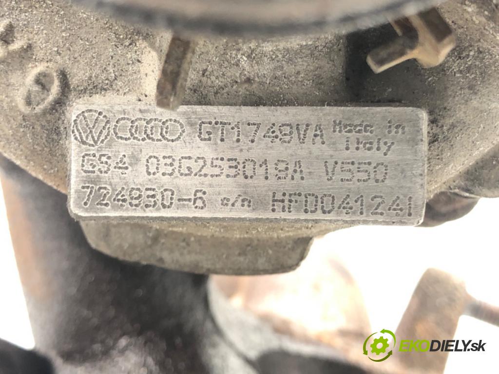 SEAT ALTEA (5P1) 2004 - 2022    2.0 TDI 100 kW [136 KM] olej napędowy 2004 - 2009  Turbodúchadlo,turbo 038253019A (Turbodúchadlá (kompletné))