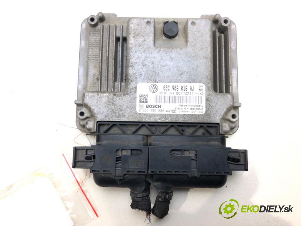 VW GOLF PLUS V (5M1, 521) 2004 - 2013    1.4 TSI 90 kW [122 KM] benzyna 2007 - 2013  riadiaca jednotka Motor 03C906016AJ 0261S05808 (Riadiace jednotky)