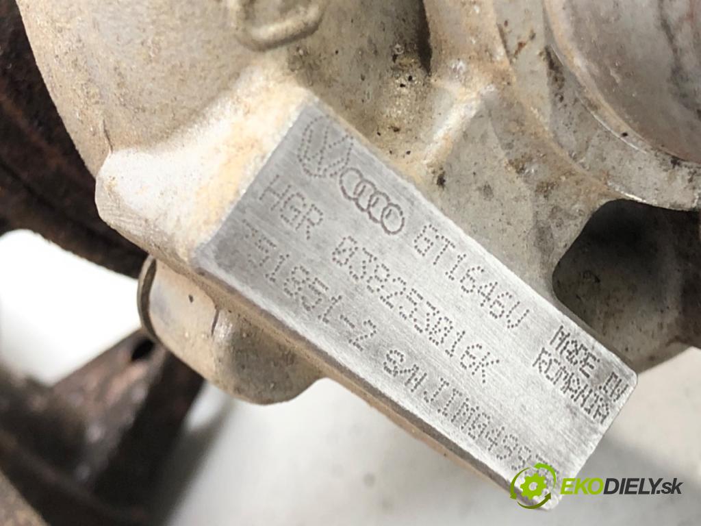 SEAT LEON (1P1) 2005 - 2013    1.9 TDI 77 kW [105 KM] olej napędowy 2005 - 2010  Turbodúchadlo,turbo 038253016K (Turbodúchadlá (kompletné))