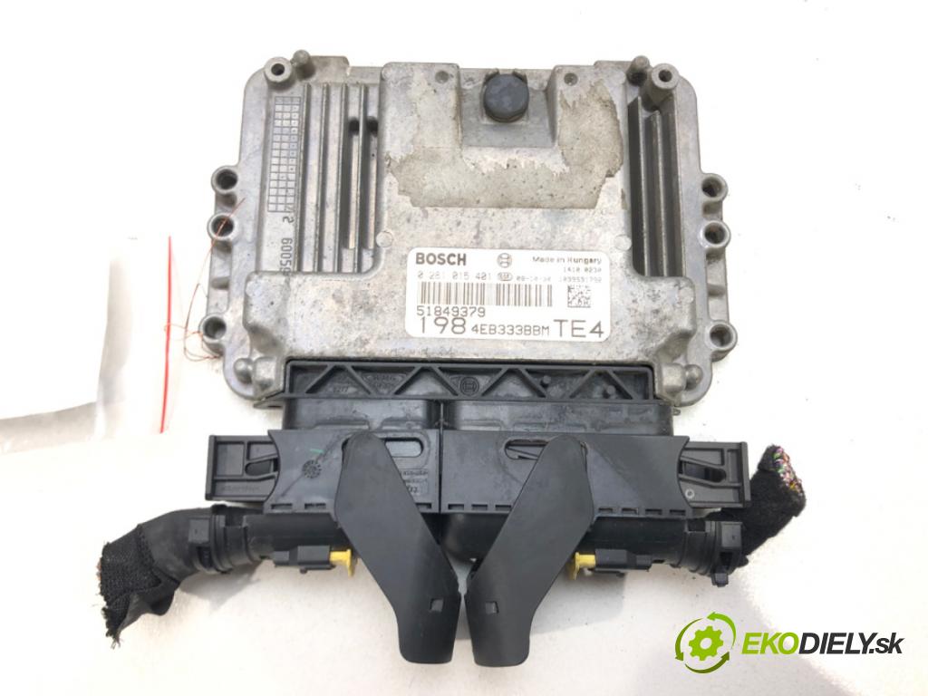 FIAT BRAVO II (198_) 2006 - 2022    1.6 D Multijet (198AXH1B) 77 kW [105 KM] olej napę  riadiaca jednotka Motor 0281015401 (Riadiace jednotky)
