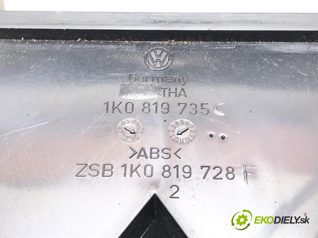 VW GOLF V (1K1) 2003 - 2010    1.6 75 kW [102 KM] benzyna 2004 - 2008  Mriežky kúrenia stredna 1K0819728F (Mriežky kúrenia (fukáre))