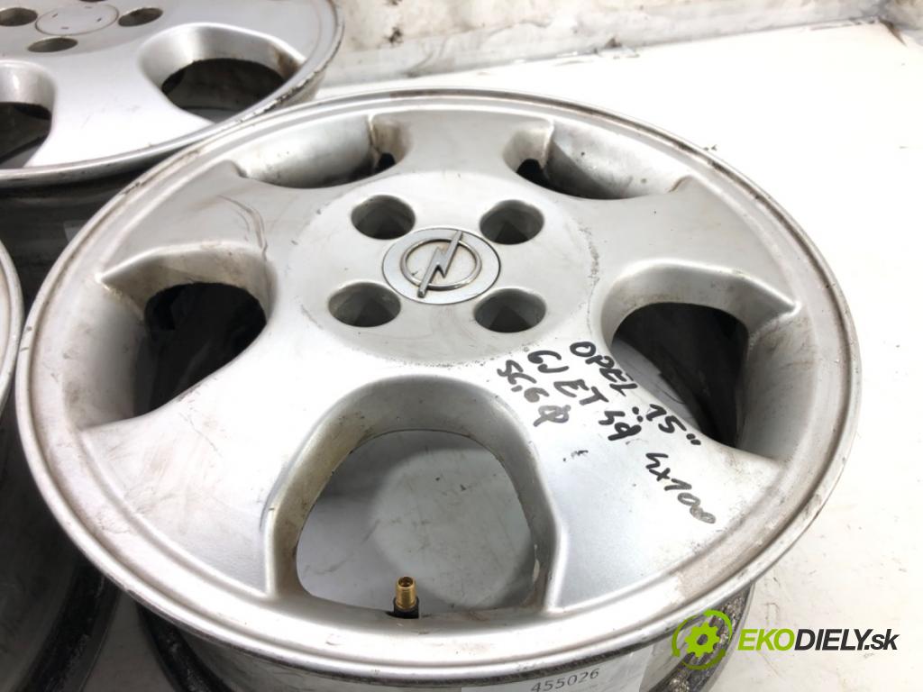 OPEL --- --- disky hliníkové 15 6J 4X100 56,6 ET49