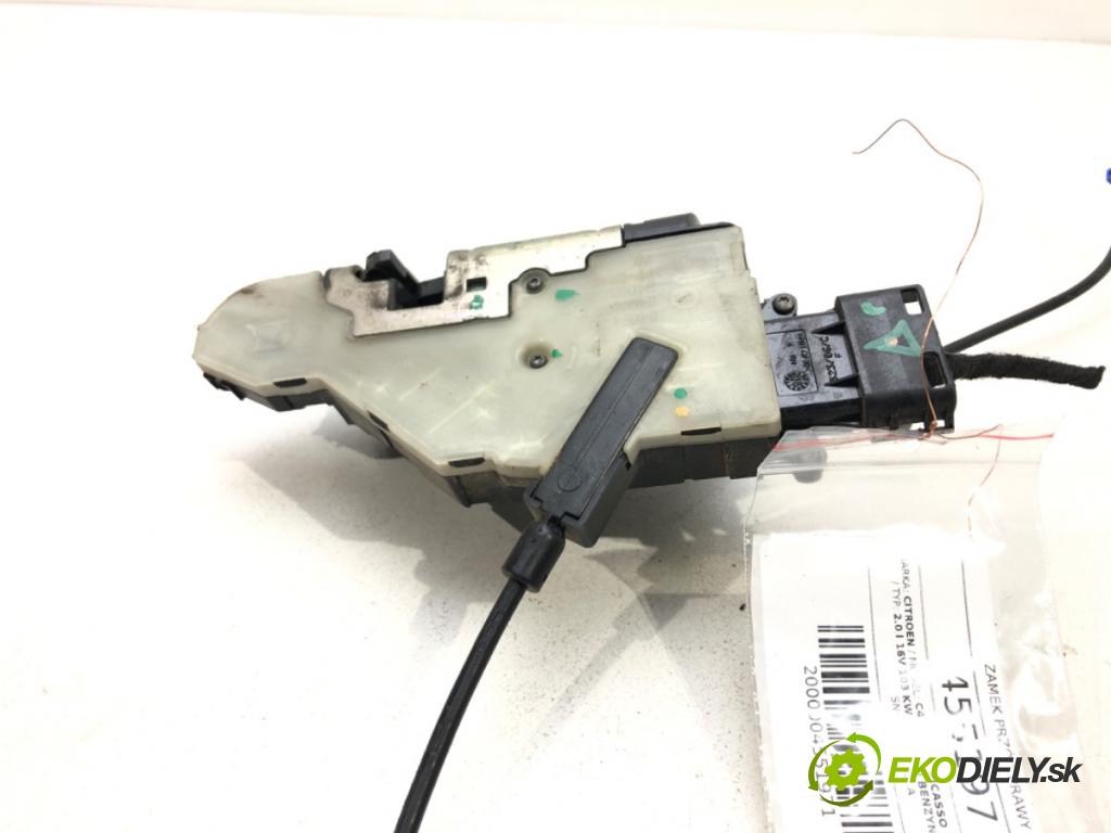 CITROEN C4 GRAND PICASSO I (UA_) 2006 - 2013    2.0 i 16V 103 kW [140 KM] benzyna 2006 - 2013  zámok přední část pravý 24095816