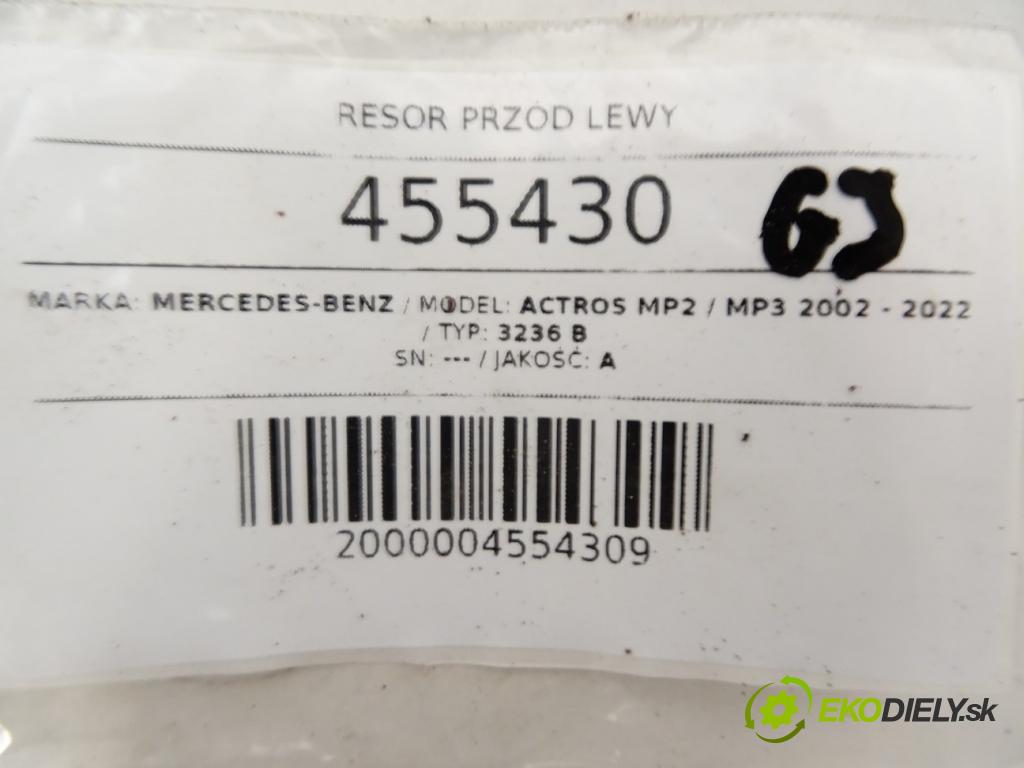 MERCEDES-BENZ ACTROS MP2 / MP3 2002 - 2022    3236 B  Listové pero predný ľavy
