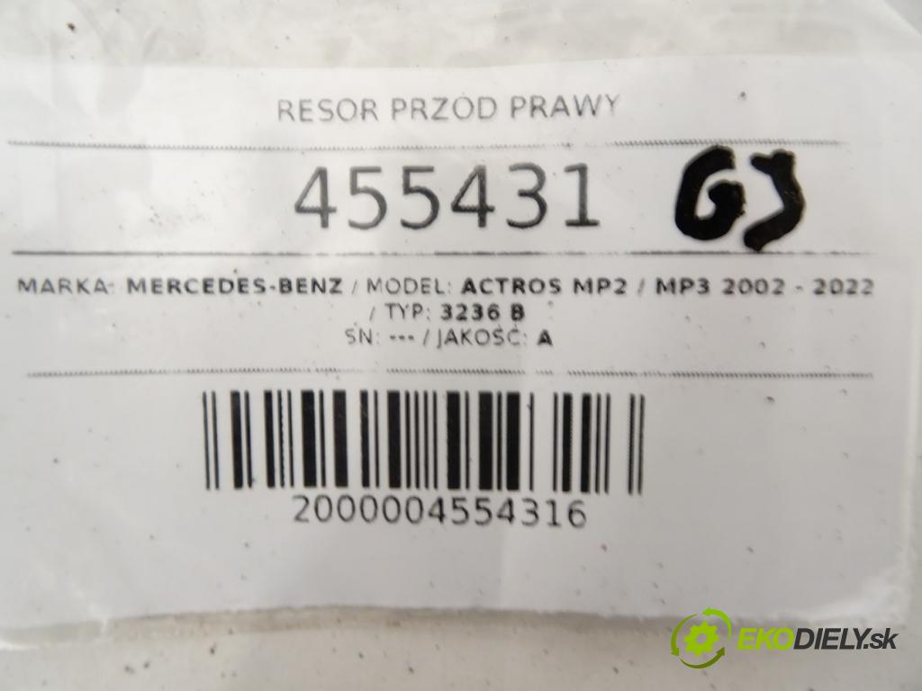 MERCEDES-BENZ ACTROS MP2 / MP3 2002 - 2022    3236 B  Listové pero predný pravy