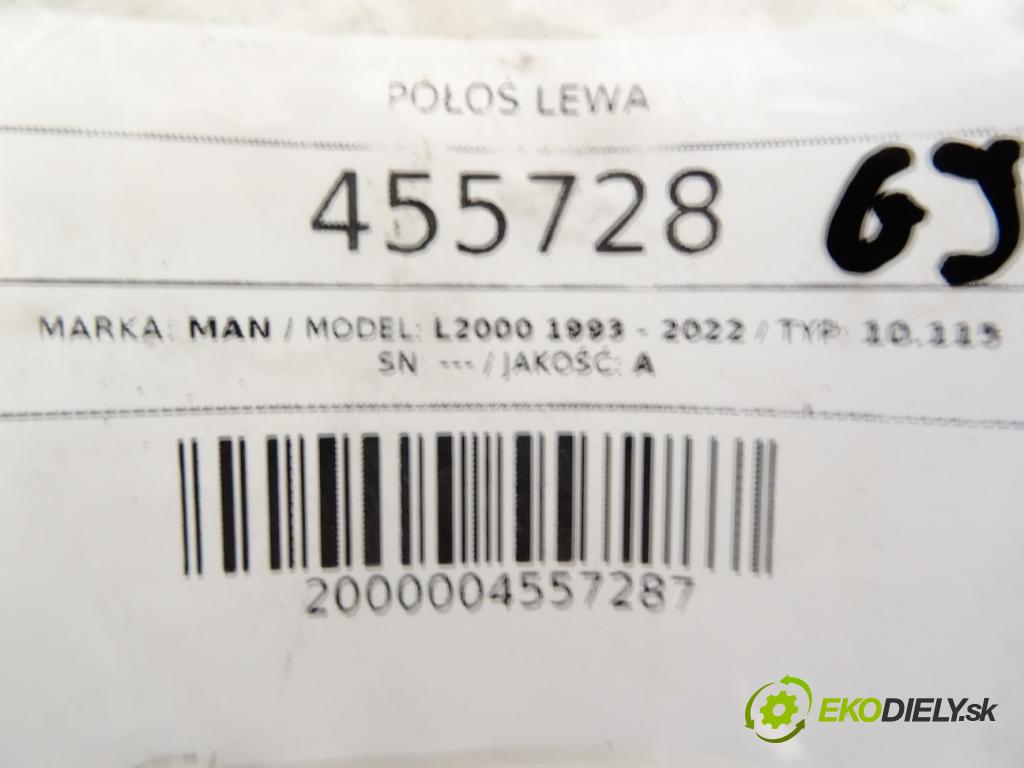 MAN L2000 1993 - 2022    10.115  Poloos ľavá strana  (Poloosy)