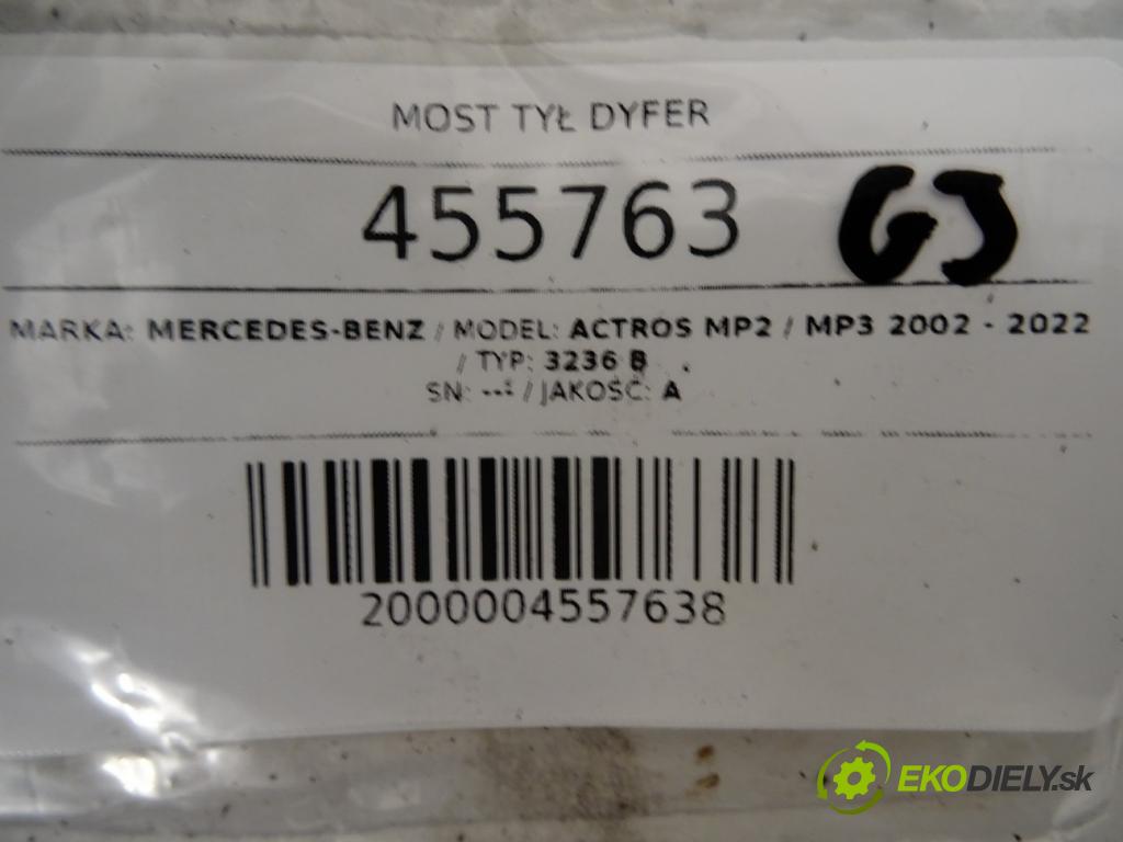 MERCEDES-BENZ ACTROS MP2 / MP3 2002 - 2022    3236 B  Most zad ,diferenciál 8X4 (Zadné)