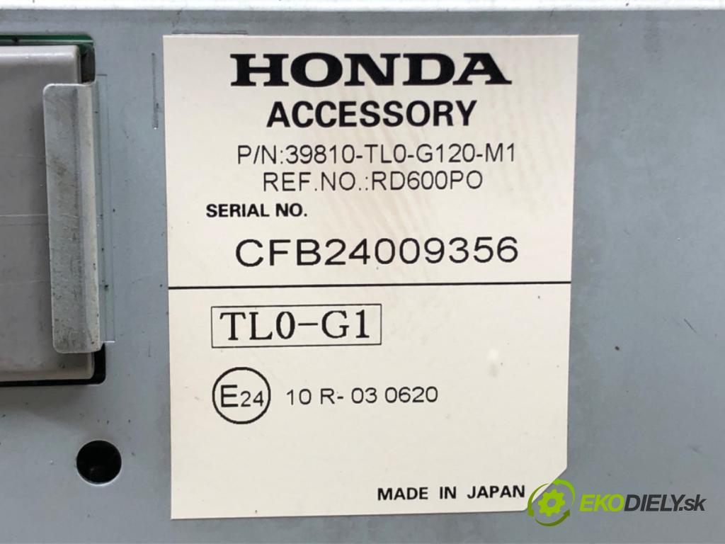 HONDA ACCORD VIII Kombi (CW) 2008 - 2022    2.2 i-DTEC (CW3) 110 kW [150 KM] olej napędowy 200  Dislpej 39810-TL0-G120-M1 (Prístrojové dosky, displeje)