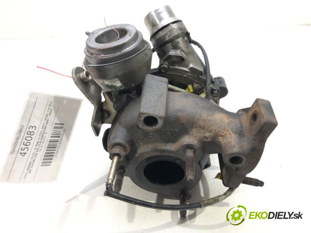 NISSAN X-TRAIL II (T31) 2007 - 2018    2.0 dCi 110 kW [150 KM] olej napędowy 2007 - 2013  Turbodúchadlo,turbo 8200639766 (Turbodúchadlá (kompletné))