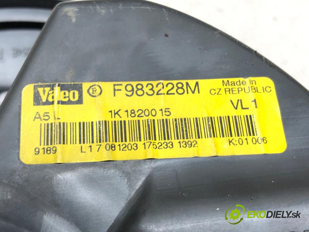 VW GOLF V (1K1) 2003 - 2010    2.0 TDI 16V 103 kW [140 KM] olej napędowy 2003 - 2  Ventilátor ventilátor kúrenia 1K1820015 (Ventilátory kúrenia)