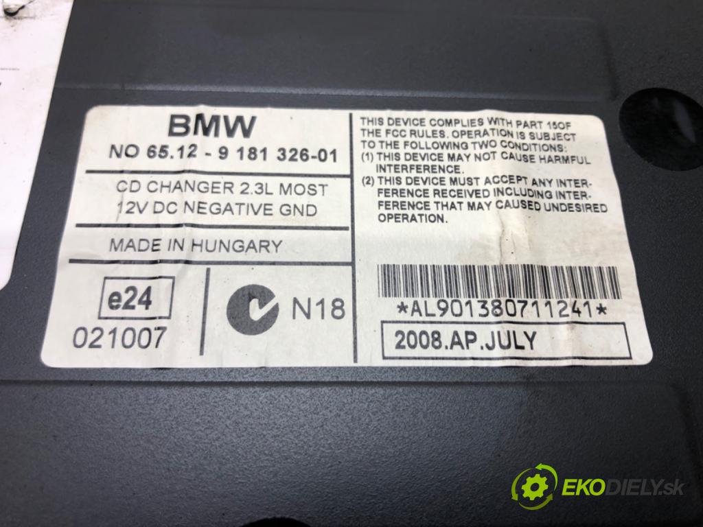 BMW 1 (E87) 2003 - 2013    118 d 105 kW [143 KM] olej napędowy 2007 - 2011  Menič CD 9181326 (CD meniče)