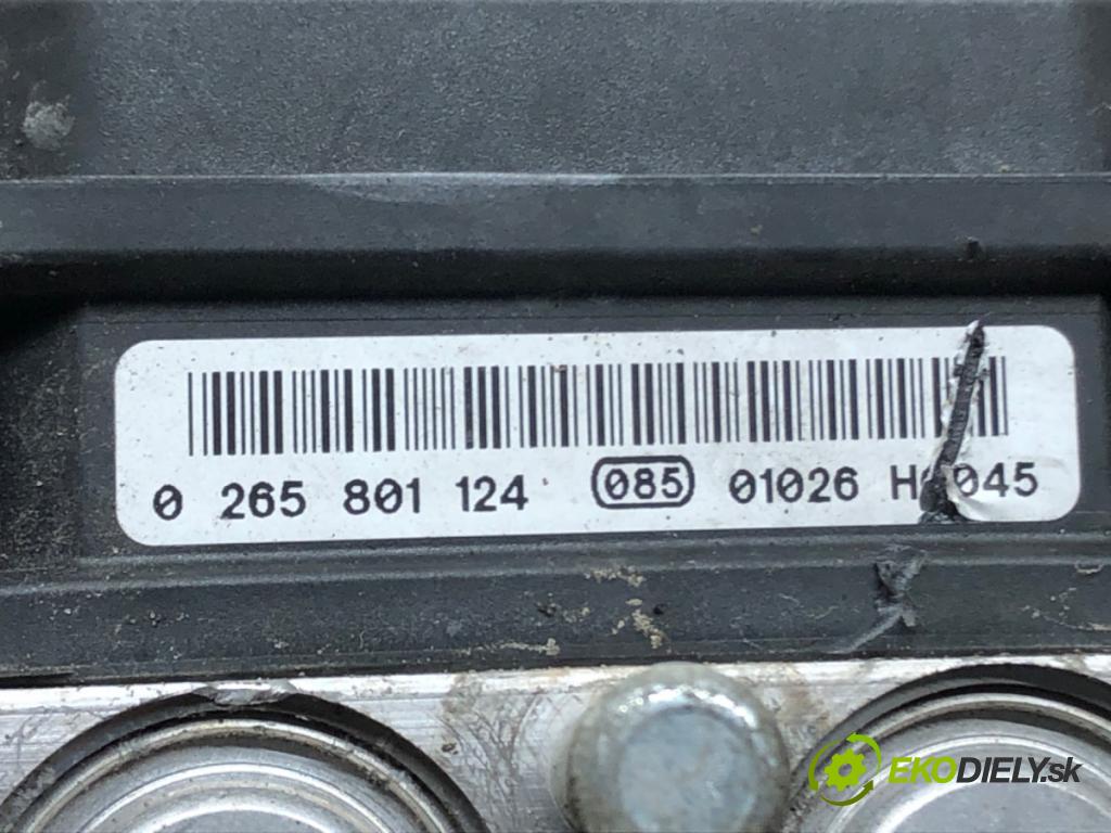 FIAT GRANDE PUNTO (199_) 2005 - 2022    1.3 D Multijet 62 kW [84 KM] olej napędowy 2010 -   Pumpa ABS 0265801124 (Pumpy ABS)
