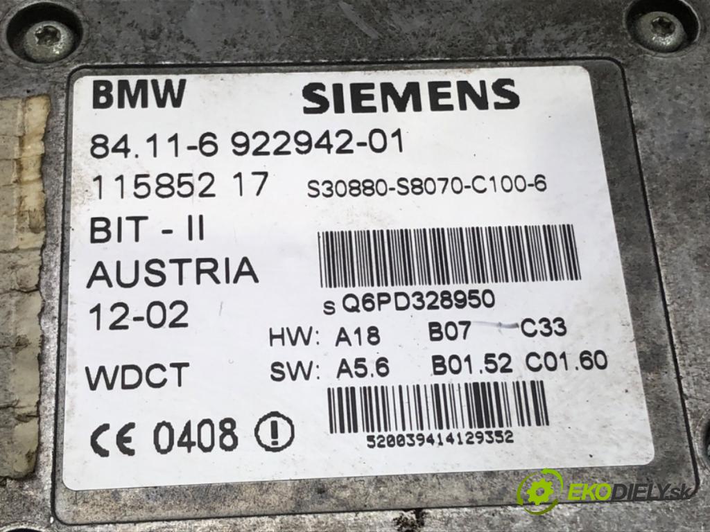 BMW 5 (E39) 1995 - 2003    525 i 141 kW [192 KM] benzyna 2000 - 2003  Zosilňovač 6922942 (Zosilňovače)