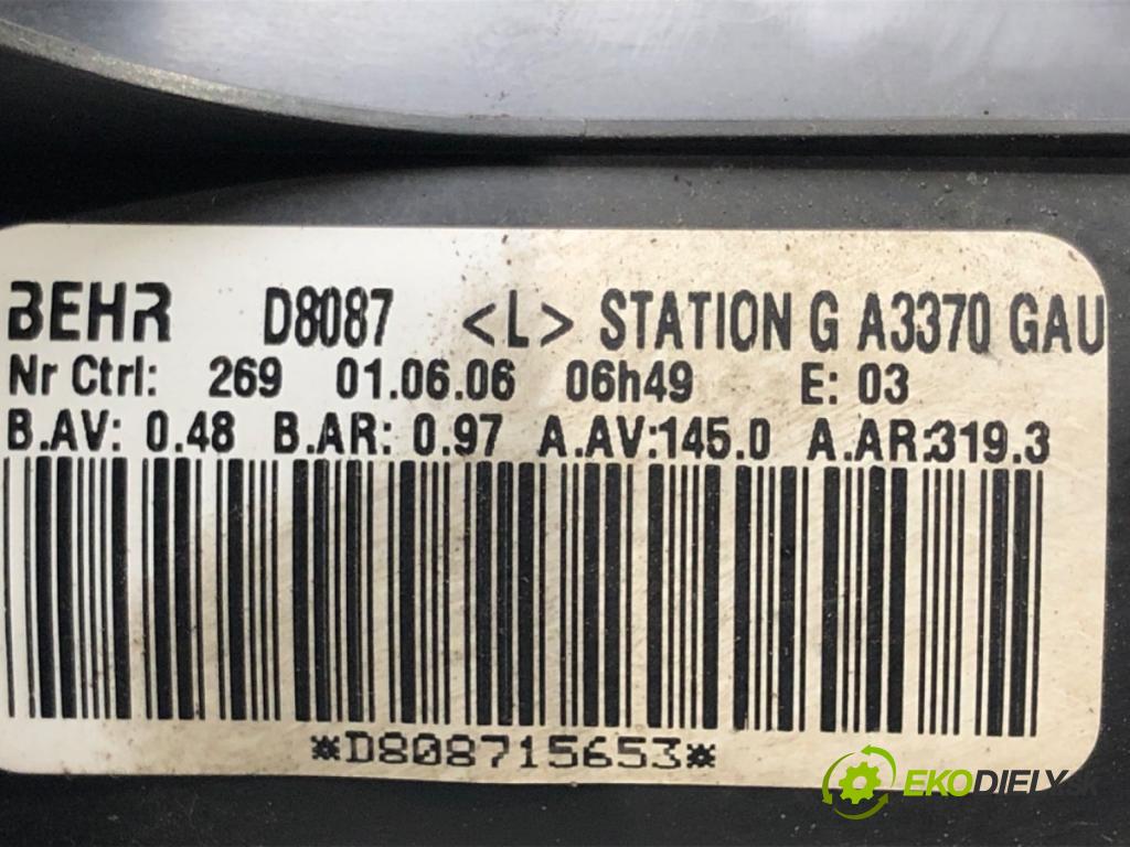 OPEL ZAFIRA / ZAFIRA FAMILY B (A05) 2005 - 2019    1.9 CDTI (M75) 74 kW [100 KM] olej napędowy 2005 -  Ventilátor ventilátor kúrenia D8087 (Ventilátory kúrenia)