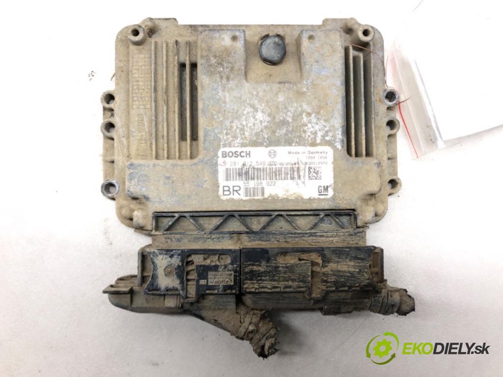 OPEL ZAFIRA / ZAFIRA FAMILY B (A05) 2005 - 2019    1.9 CDTI (M75) 74 kW [100 KM] olej napędowy 2005 -  riadiaca jednotka Motor 0281012549 (Riadiace jednotky)