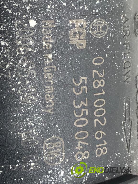 FIAT GRANDE PUNTO (199_) 2005 - 2022    1.9 D Multijet 96 kW [130 KM] olej napędowy 2005 -  Váha vzduchu 0281002618 (Váhy vzduchu)