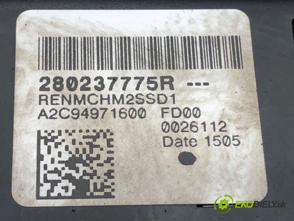 RENAULT MEGANE III Grandtour (KZ0/1) 2008 - 2022    1.6 dCi (KZ00, KZ12, KZ13) 96 kW [130 KM] olej nap  HNÍZDO: PORT USB AUX SD 280237775R