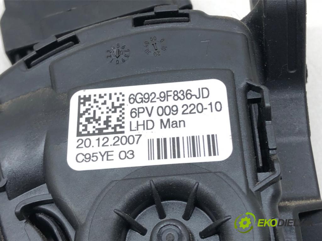 FORD S-MAX (WA6) 2006 - 2014    2.5 ST 162 kW [220 KM] benzyna 2006 - 2014  Potenciometer plynového pedálu 6G92-9F836-JD (Pedále)