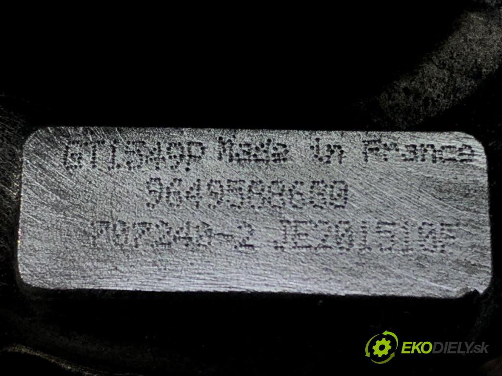 PEUGEOT 807 (EB_) 2002 - 2022    2.2 HDi 94 kW [128 KM] olej napędowy 2002 - 2022  Turbodúchadlo,turbo 9649588680 (Turbodúchadlá (kompletné))