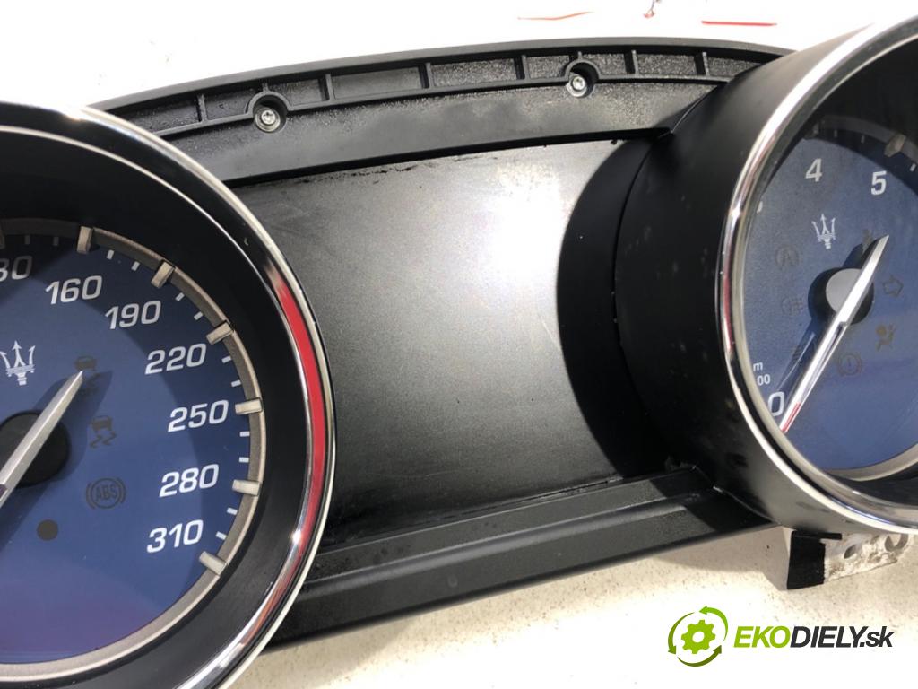 MASERATI QUATTROPORTE VI 2012 - 2022    3.0 S Q4 302 kW [411 KM] benzyna 2013 - 2022  Prístrojovka 670009736 (Prístrojové dosky, displeje)