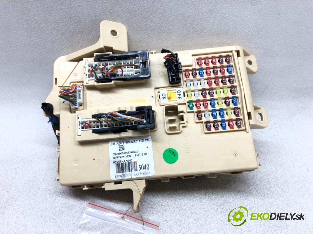 HYUNDAI i30 Kombi (GD) 2012 - 2022    1.4 CRDi 66 kW [90 KM] olej napędowy 2012 - 2022  Modul BSI 91955-A5040 (Poistkové skrinky)
