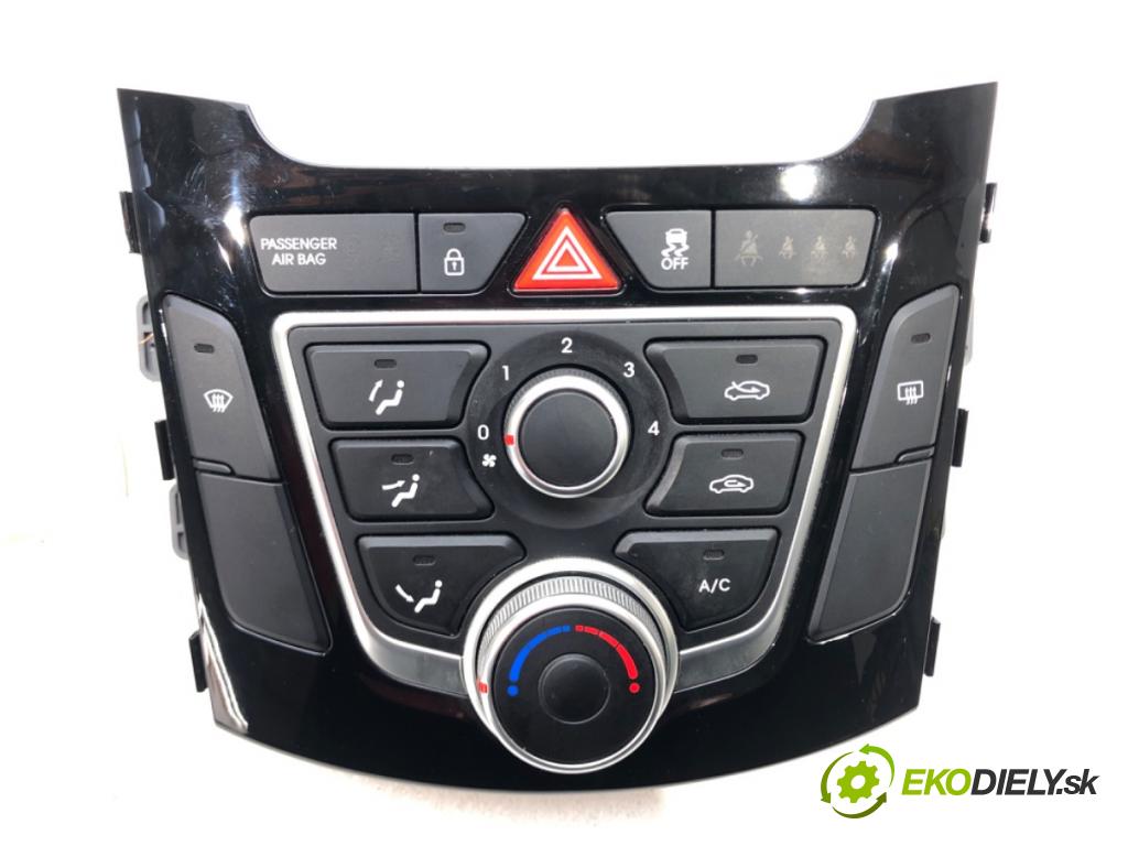 HYUNDAI i30 Kombi (GD) 2012 - 2022    1.4 CRDi 66 kW [90 KM] olej napędowy 2012 - 2022  Panel ovládania kúrenia  (Prepínače, spínače, tlačidlá a ovládače kúrenia)