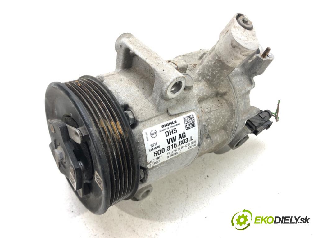 SKODA FABIA III (NJ3) 2014 - 2022    1.0 55 kW [75 KM] benzyna 2014 - 2022  kompresor klimatizace 5Q0816803L (Kompresory)