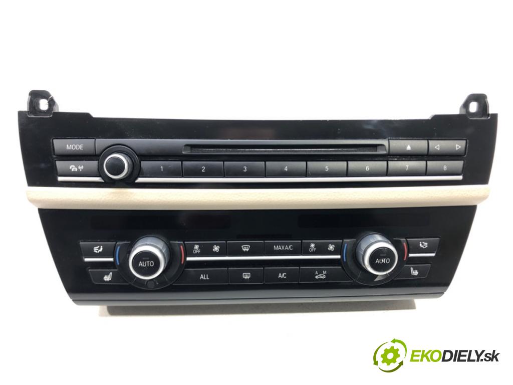BMW 5 (F10) 2009 - 2016    528 i xDrive 180 kW [245 KM] benzyna 2011 - 2016  Panel ovládania kúrenia 9317670 (Prepínače, spínače, tlačidlá a ovládače kúrenia)