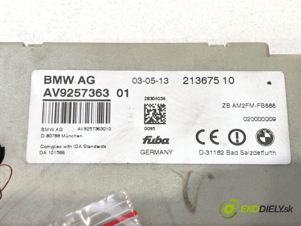 BMW 5 (F10) 2009 - 2016    528 i xDrive 180 kW [245 KM] benzyna 2011 - 2016  Zosilňovač Antenní: 9257363 (Zosilňovače)