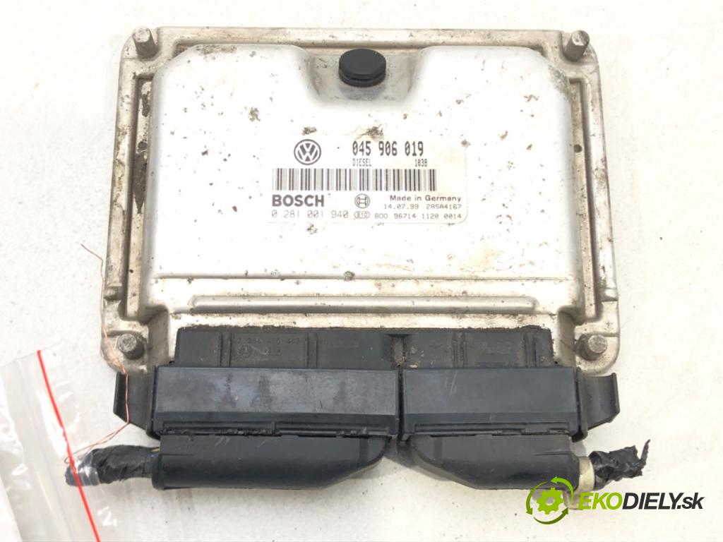 VW POLO (6N2) 1999 - 2001    1.4 TDI 55 kW [75 KM] olej napędowy 1999 - 2001  riadiaca jednotka Motor 045906019 (Riadiace jednotky)