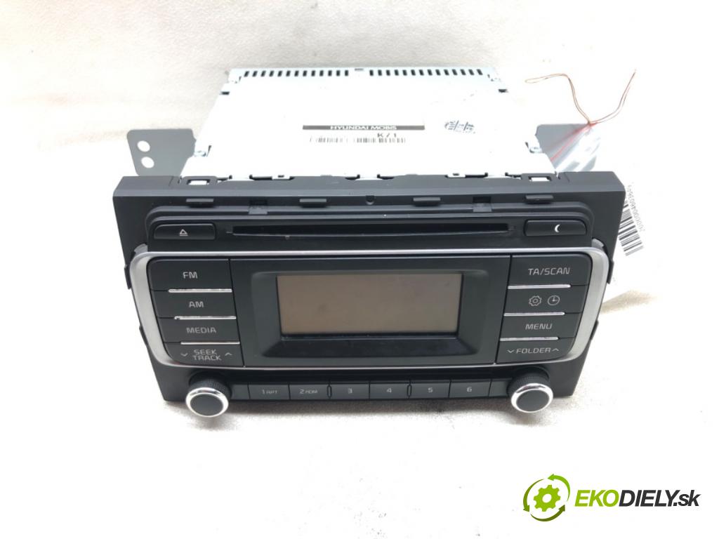 KIA RIO III (UB) 2011 - 2017    1.2 CVVT 62 kW [84 KM] benzyna 2014 - 2017  RADIO 961701W710CA (Audio zariadenia)