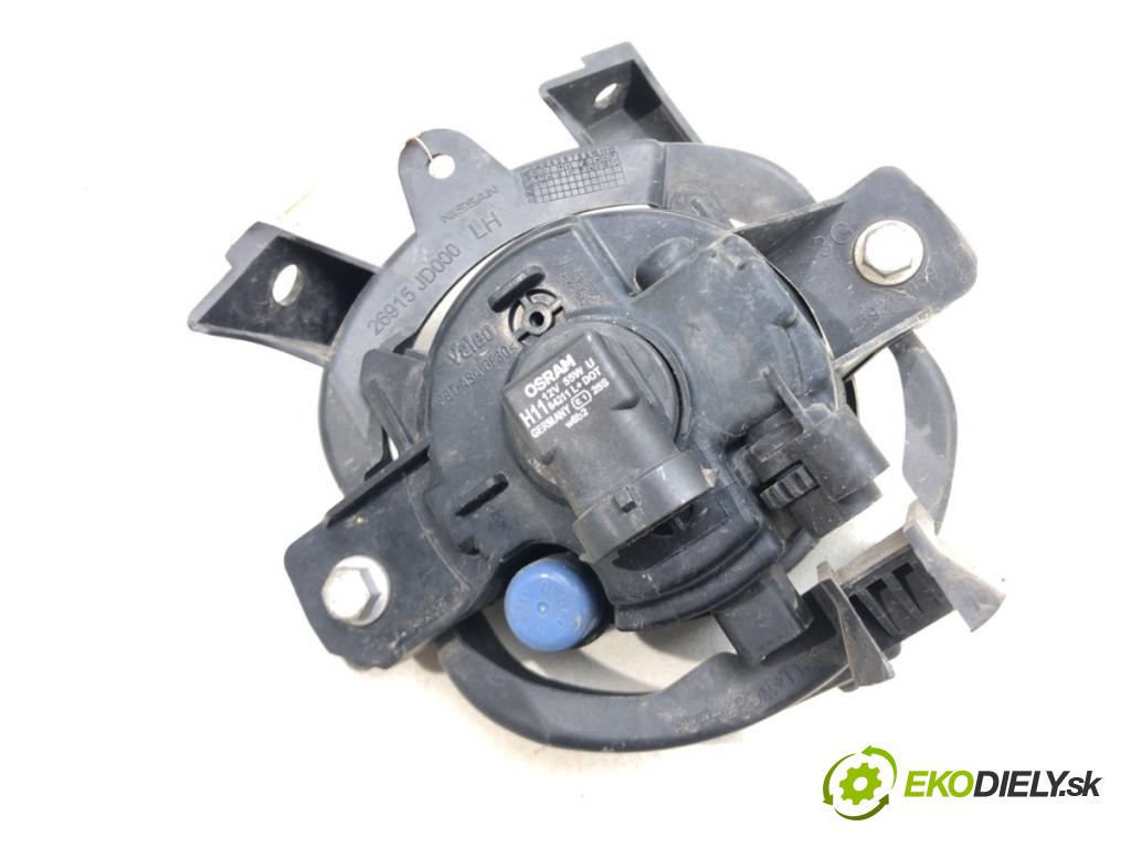 NISSAN QASHQAI / QASHQAI +2 I (J10, NJ10, JJ10E) 2006 - 2014    2.0 104 kW [141 KM] benzyna 2007 - 2013  hmlové svetlo, hmlovka levý 261558990A