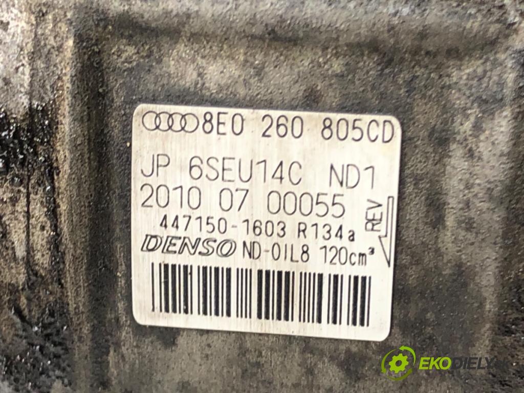 AUDI A4 B7 Avant (8ED) 2004 - 2008    3.0 TDI quattro 150 kW [204 KM] olej napędowy 2004  Kompresor klimatizácie 8E0260805CD (Kompresory klimatizácie)