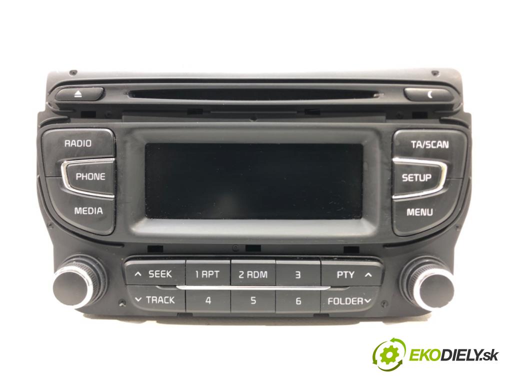 KIA CEED (JD) 2012 - 2018    1.6 CRDi 128 94 kW [128 KM] olej napędowy 2012 - 2  RADIO 96170A2100WK (Audio zariadenia)