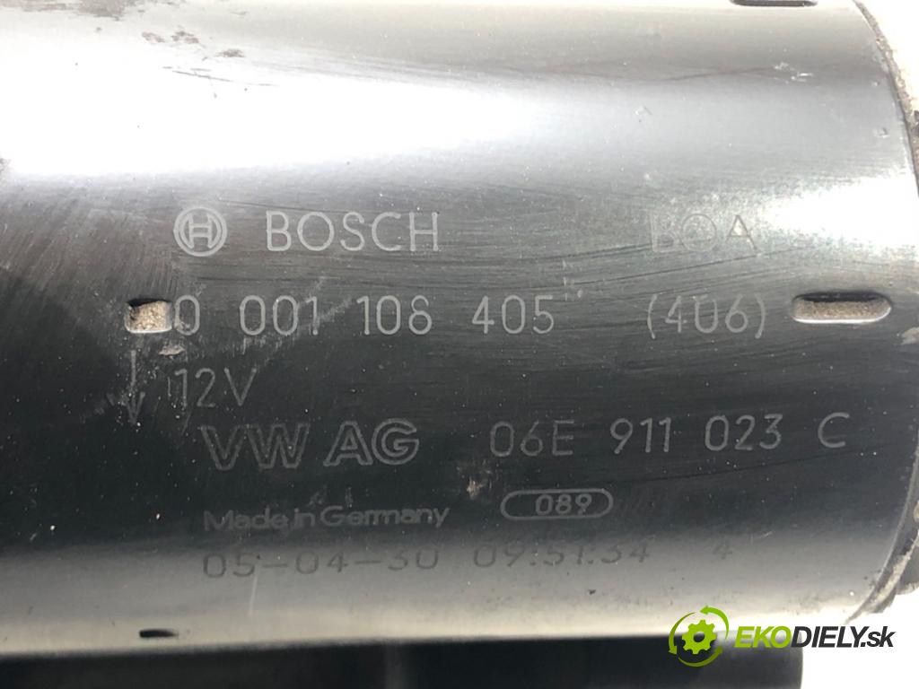 AUDI A6 C6 (4F2) 2004 - 2011    2.4 130 kW [177 KM] benzyna 2004 - 2008  Štartér 06E911023C (Štartéry)
