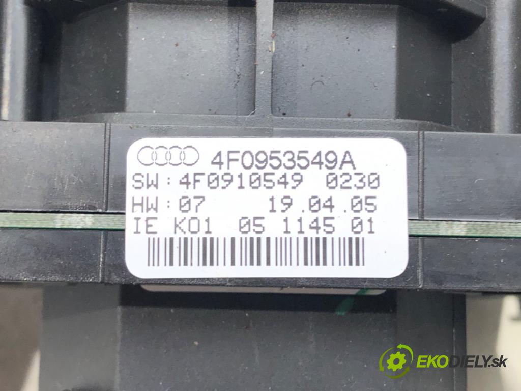 AUDI A6 C6 (4F2) 2004 - 2011    2.4 130 kW [177 KM] benzyna 2004 - 2008  Prepínač kombinovaný 4E0953503C (Prepínače, spínače, tlačidlá a ovládače kúrenia)