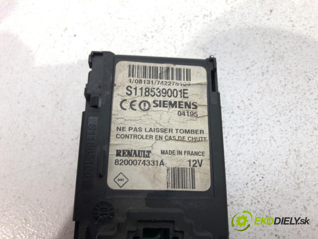 RENAULT MEGANE II (BM0/1_, CM0/1_) 2001 - 2012 1.5 dCi (BM0F, BM0T, BM2B, CM0F, CM0T) 60 kW [82 K spinačka čítač KART 8200074331A (Spínacie skrinky a kľúče)