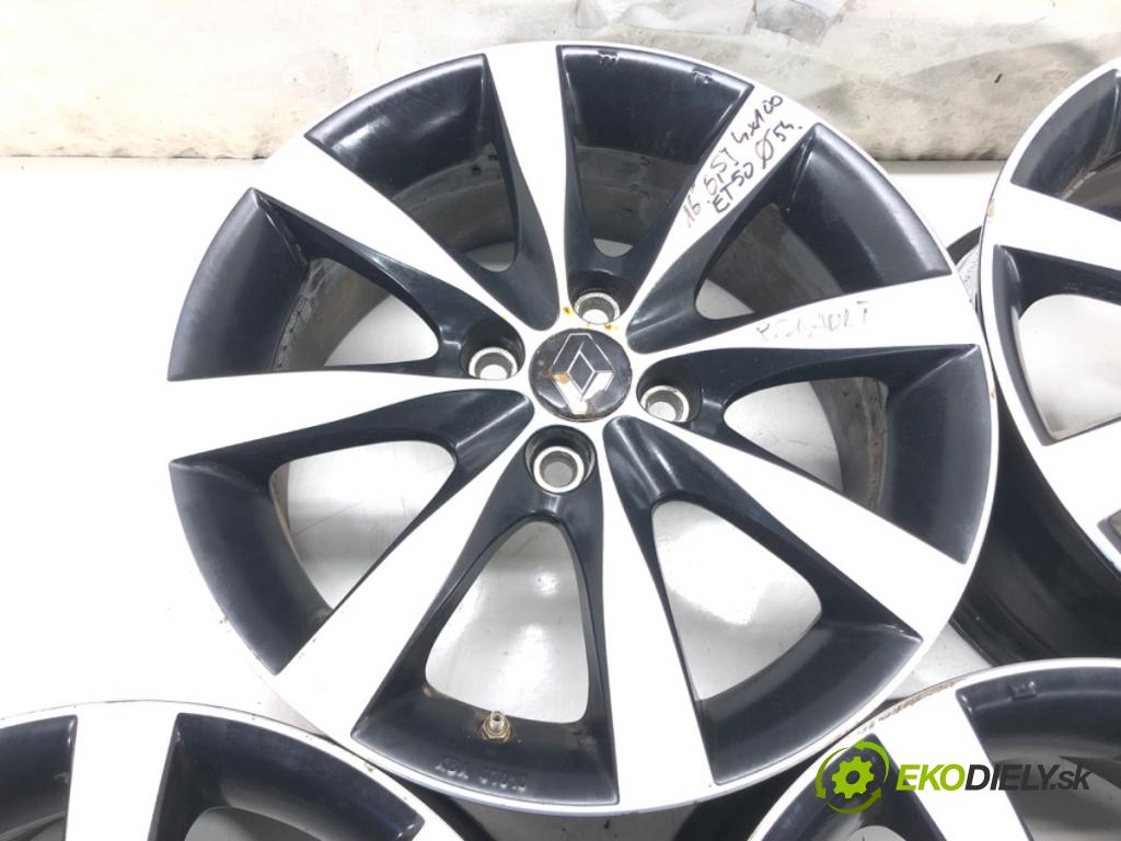 RENAULT ---    ---  disky hliníkové 16 6,5J 4X100 ET50 stred CENTR. 54