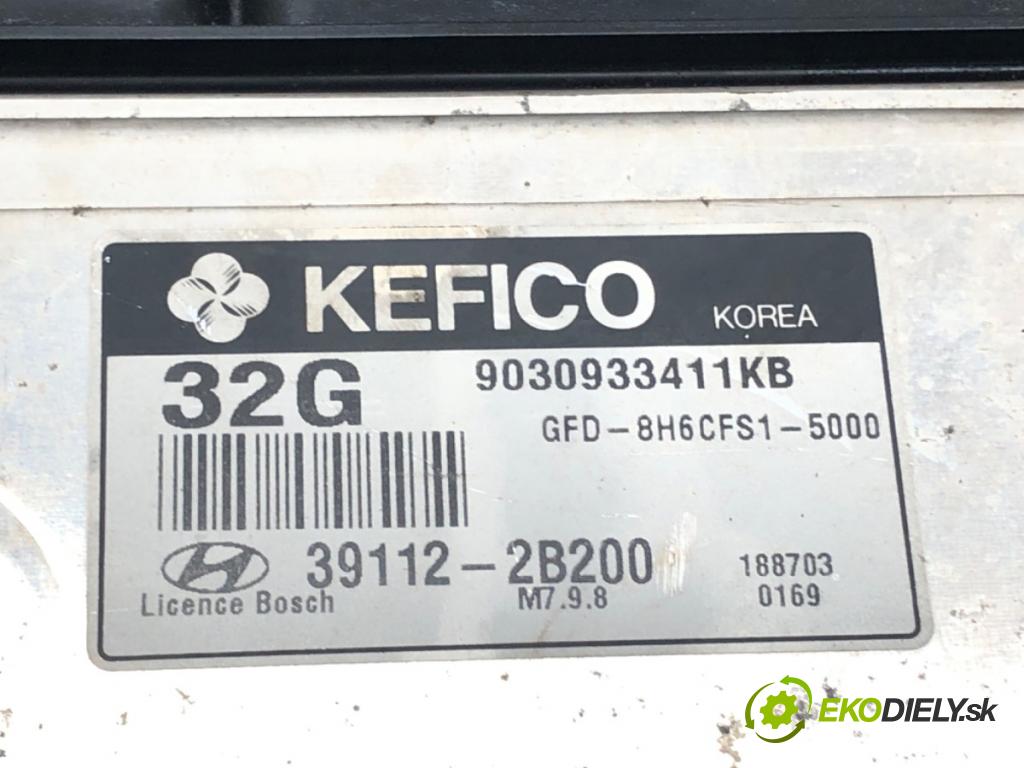 HYUNDAI i30 (FD) 2007 - 2012    1.6 90 kW [122 KM] benzyna 2007 - 2011  řídící jednotka motora 39112-2B200 (Řídící jednotky)